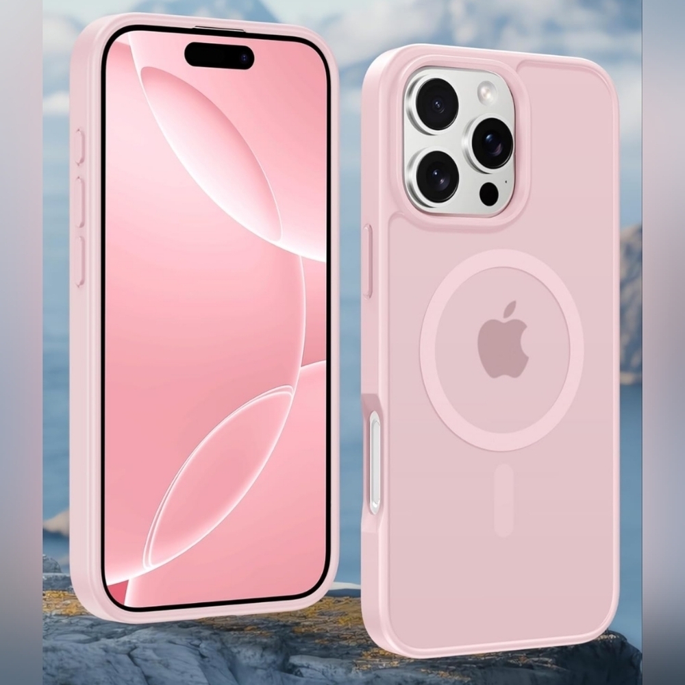 2 For 35$ New! Apple Pink iPhone Case with Magnet